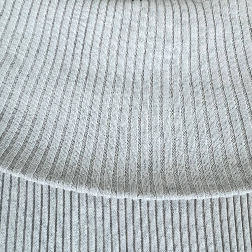 Womens Banana Republic Off-Shoulder Ribbed Ecru Sweater | Minimalist Chic Sz. S - Picture 4 of 8